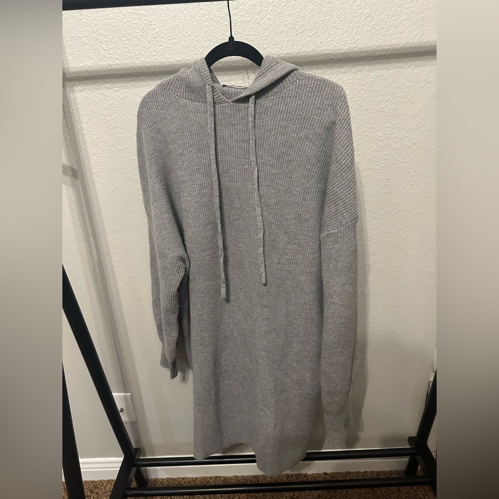 Hoodie Sweater Knit Dress Size XXL
